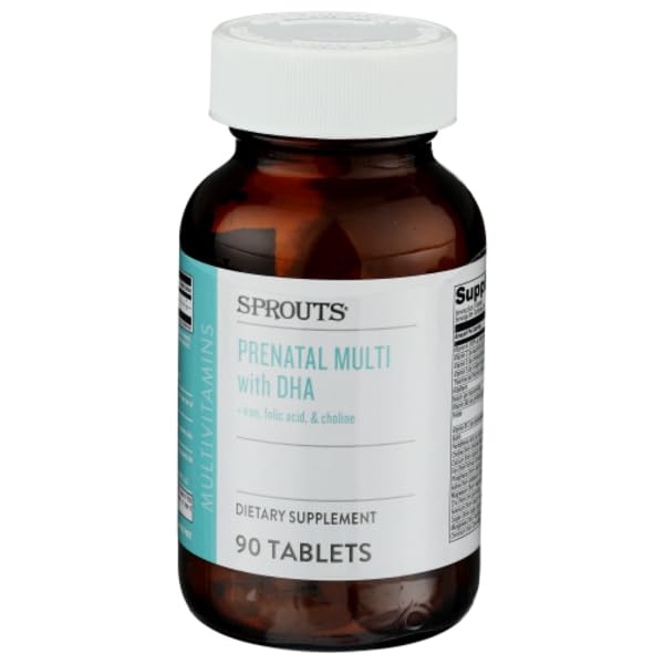 Sprouts Prenatal Multi with DHA - 90 Tablets