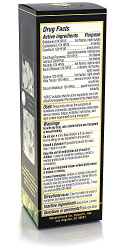 Hyland's Doctor Wise Mood Gentle Natural Relief of Moodiness Irritability Hot Flashes and Night Sweats