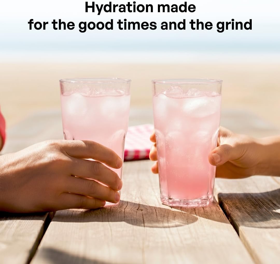 KEY NUTRIENTS Electrolytes Powder Bundle, Pink Lemonade 90 Servings + Electrolyte Powder Packets Variety Pack 10 Count, Sugar Free Hydration Drink Mix with Vitamins & Minerals, No Calories