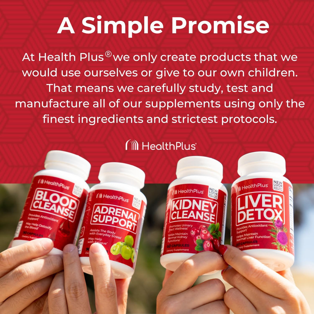Health Plus Blood Cleanse Herbal Supplement, 90 Capsules, 45 Servings | Gluten free herbal ingredients; supports healthy blood circulation and everyday overall wellness