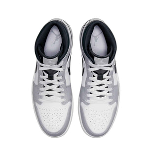 Nike Jordan Mens Air 1 Mid 554724 078 Light Smoke Grey 2.0 - Size 11