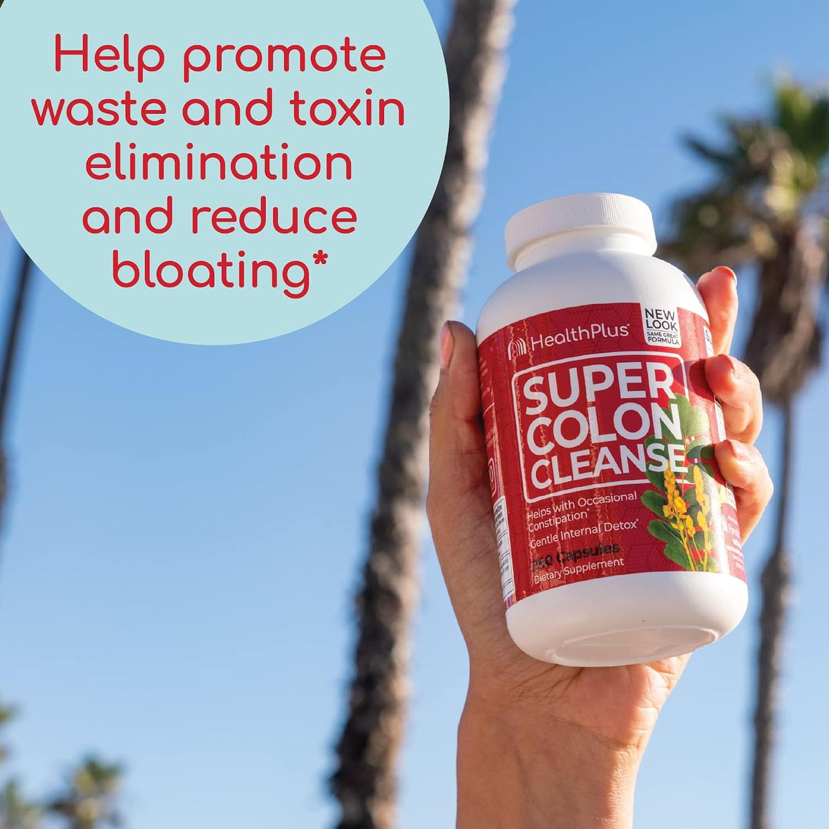 Health Plus Bundle: Contains Revitalize+ (60 Capsules/30 Servings) & Super Colon Cleanse (120 Count)