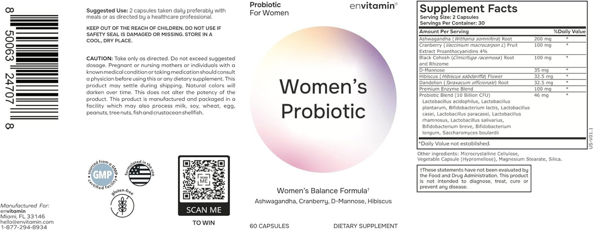 envitamin Womens Probiotic & Ultimate Multivitamin Bundle