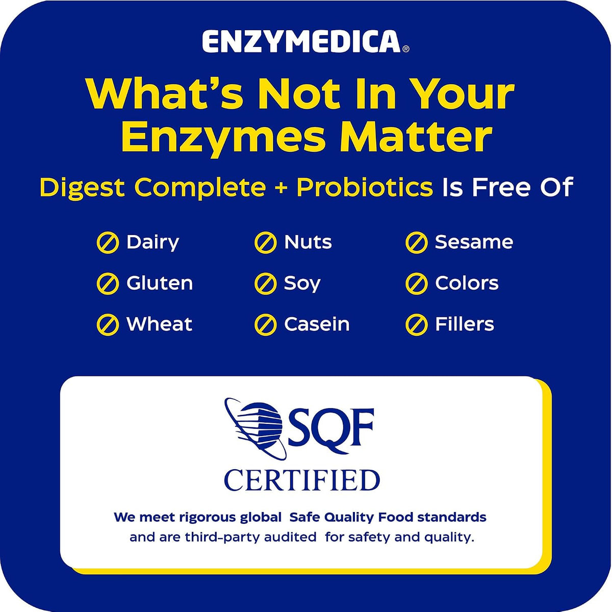 Enzymedica Digest Complete + Probiotics - Digestive Enzyme Supplement for Women & Men, Enzyme and Probiotic Capsules for Digestion, Gut Health Support, Helps Gas & Bloating, Vegetarian - 90 Caps