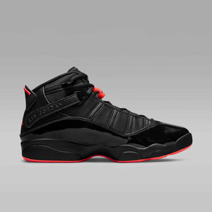 Nike Air Jordan 6 Rings 322992 064, Men's Fashion Shoes, 10.5 Black, Black/Infrared 23-black