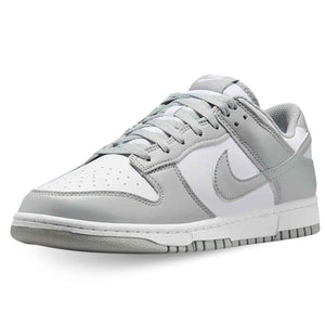 Retro Nike Dunk Low Men's Trainers in White Light Smoke Grey, Size 10.5 by Nike
