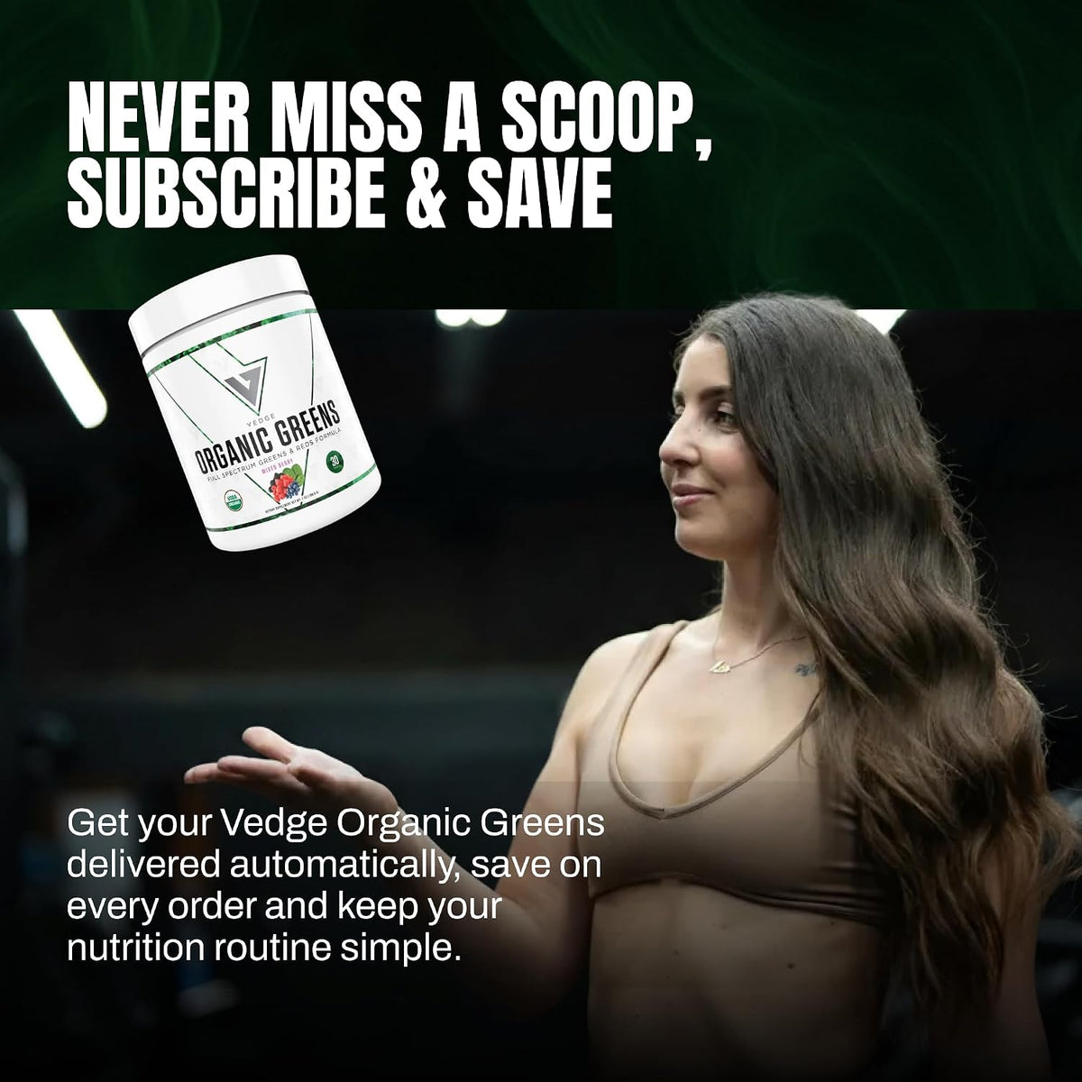 VEDGE Greens Powder, Super Greens Powder, Mixed Berry, 30 Servings | Organic Greens Powder, Full Spectrum Vegan Superfood Drink Mix With Antioxidants For Energy And Daily Nutrition, Athletes
