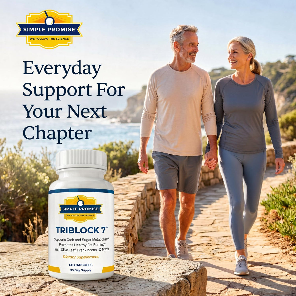 TriBlock7 - Carb Blocker Capsules for Sugar Balance - White Kidney Bean | Starch Blocker Formula, Carb Metabolism Support, Frankincense and Myrrh, Take Before Meals, Non-GMO, Full 30-Day Supply
