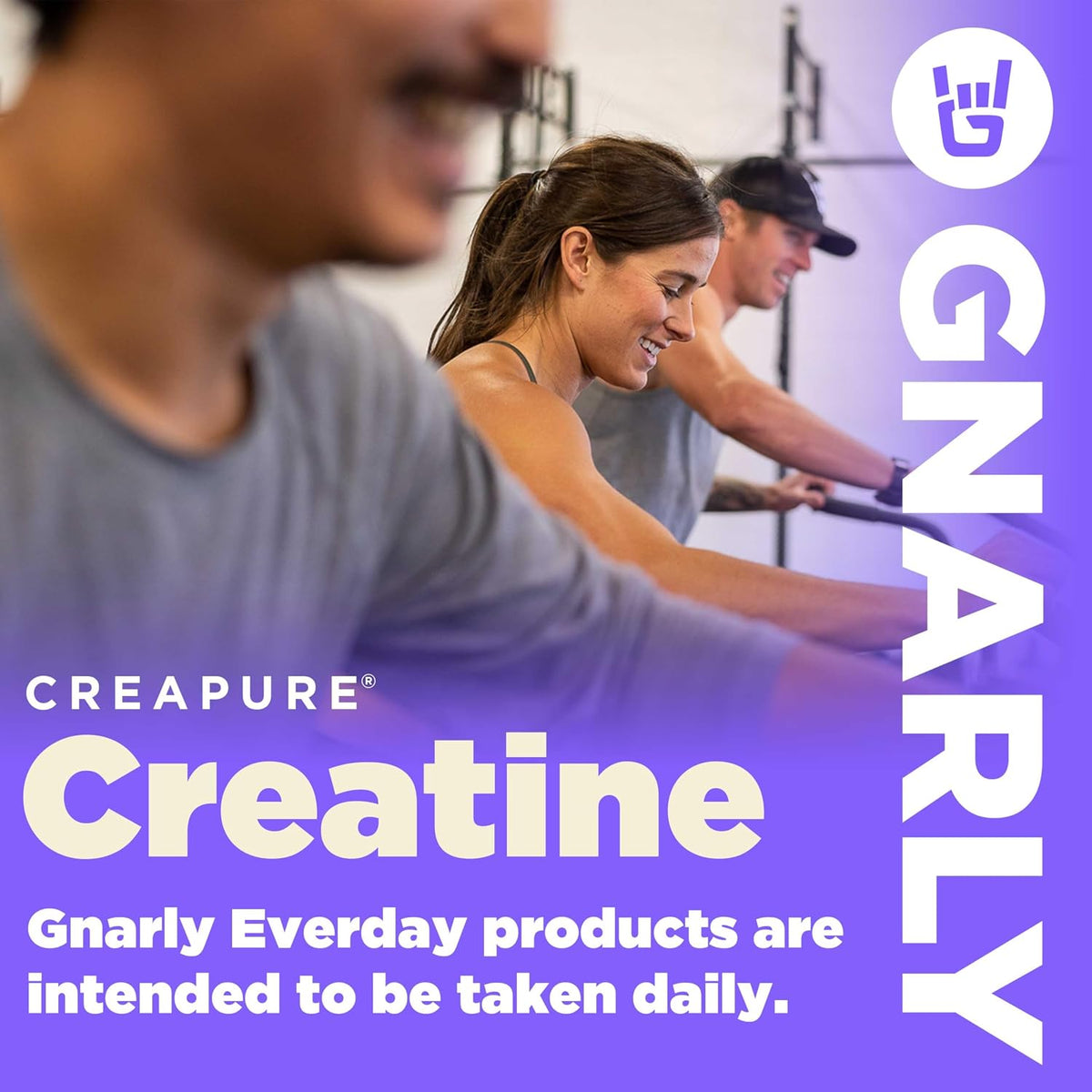 Gnarly Nutrition Creatine Powder, Unflavored (16.05oz) and Gnarly Whey Grass-Fed Protein Supplement, Chocolate (32.0oz)