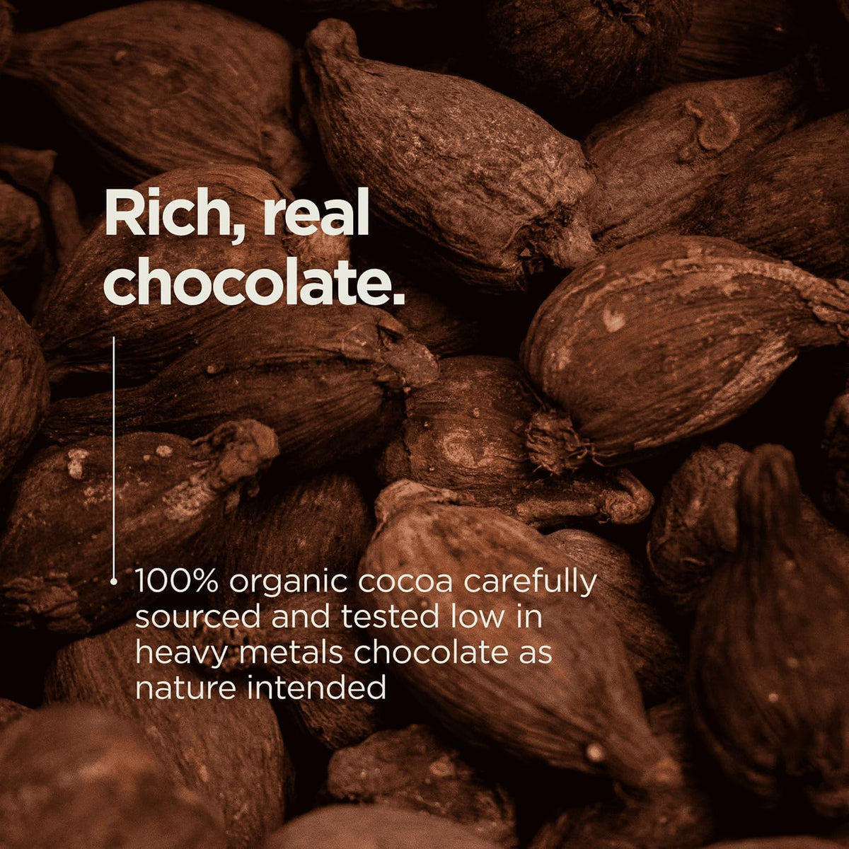 Lineage Provisions Chocolate Whey Protein Powder, 3.09 lbs | 20g complete grass-fed protein with organs, colostrum & fruit. No gums, fillers or artificial sweeteners.