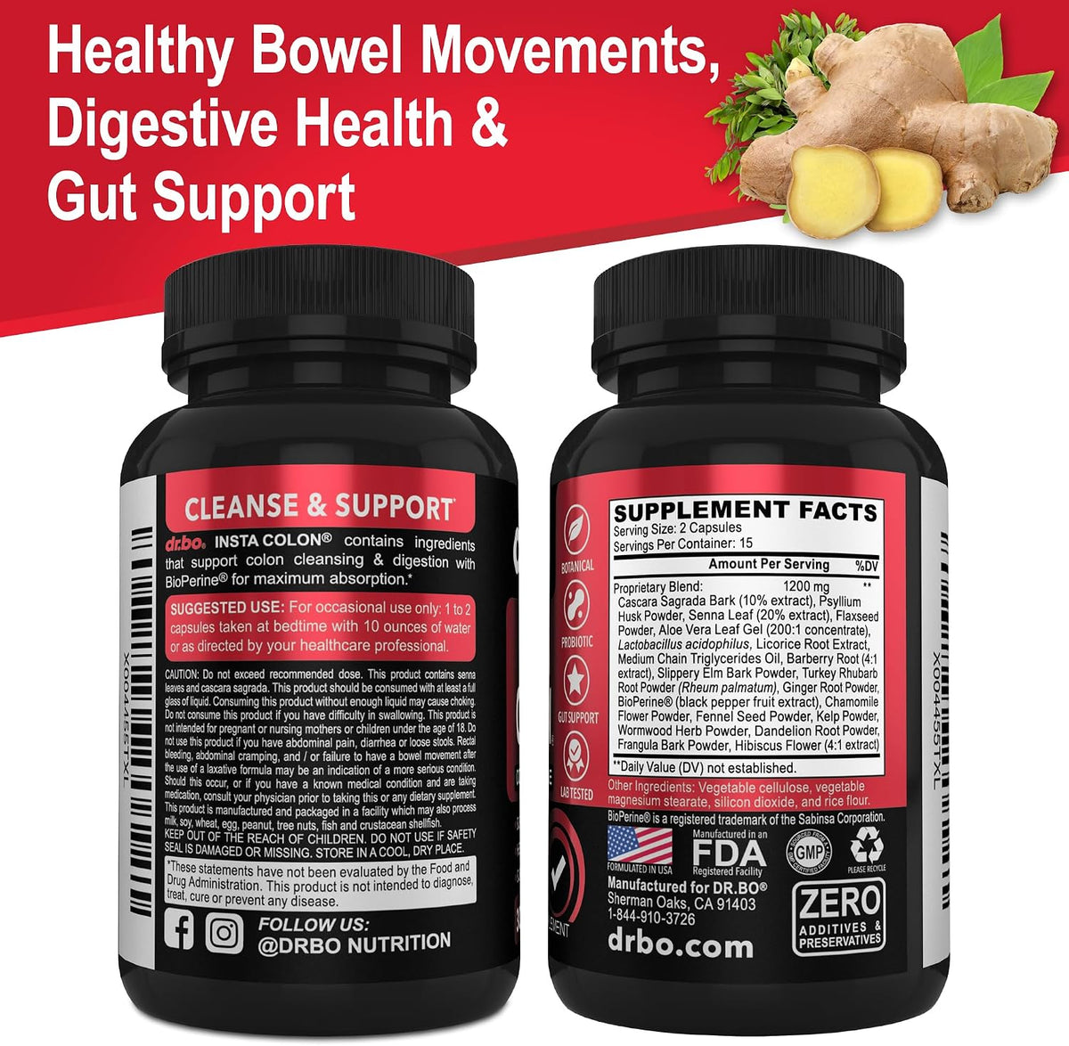 Colon Cleanser Detox for Weight Flush - 15 Day Colon Cleanse Pills Poop for Women Men - Fast Natural Laxative, Bowel Movement Supplements Intestinal Health Body Flush Stomach Bloating Gut Loss Support