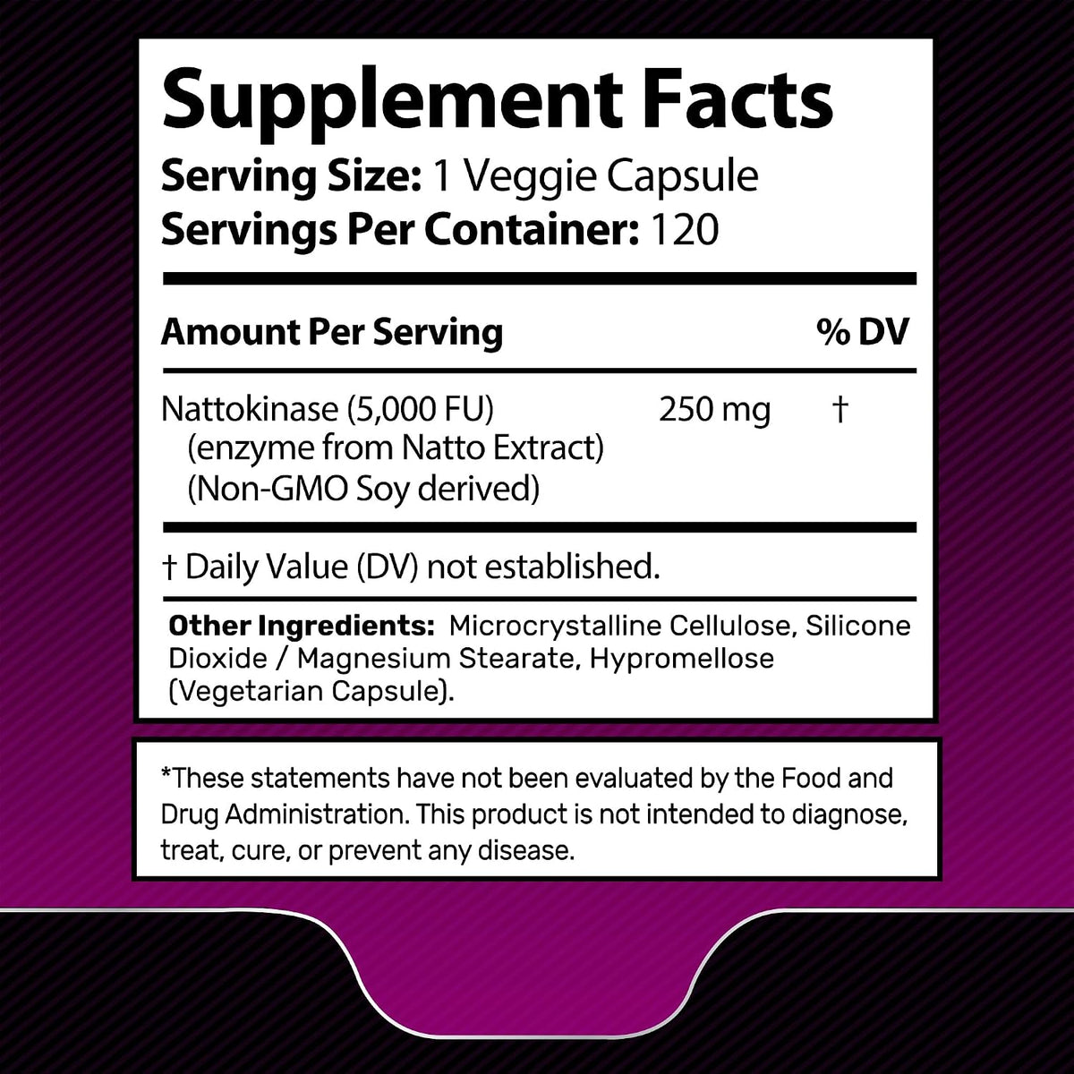 WELLNESS LABSRX Lions Mane Supplement Capsules with Nattokinase Capsules | Bundle