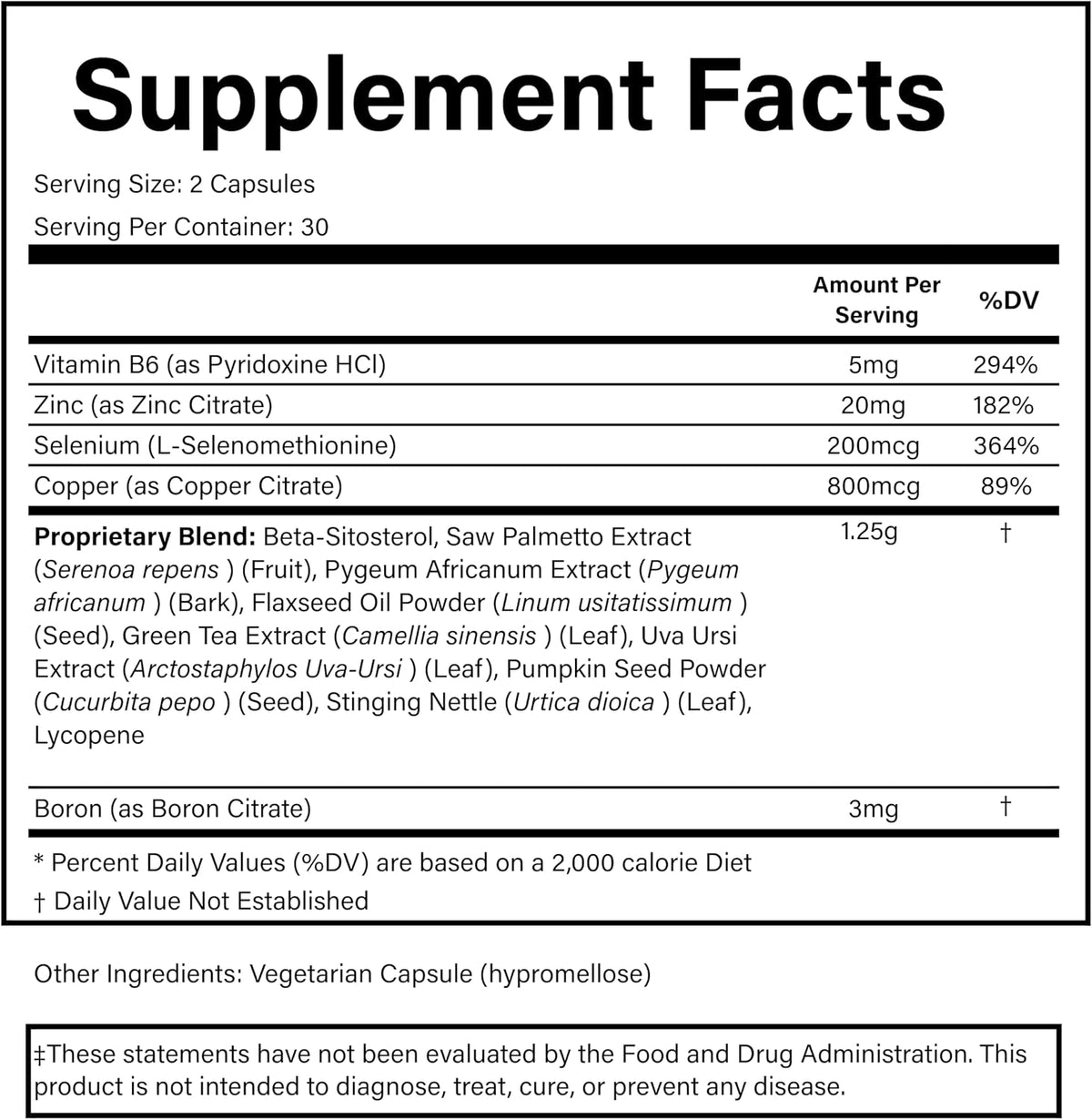 PURE® Prostate Care Formula - 60 Capsules, 30 Servings - Advanced Support for Urinary Flow & Bladder Health - Saw Palmetto, Beta-Sitosterol, Zinc & Lycopene Complex - Made in USA