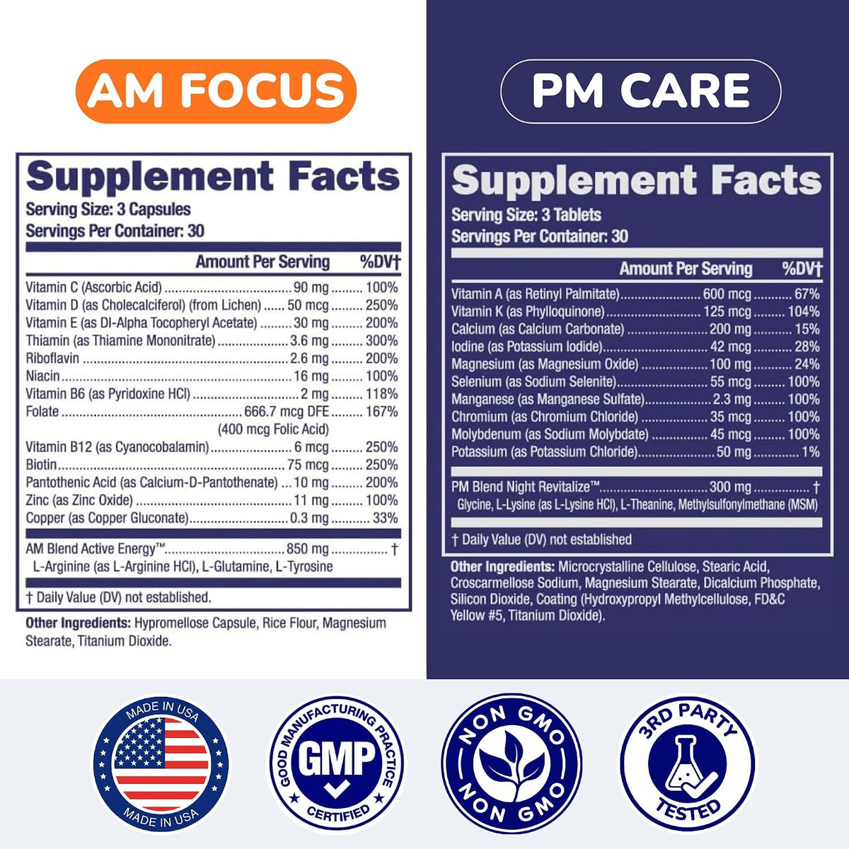BONE SCIENCE Dr’s Grow UP AM & PM Bone and Growth for Kids and Teens, Day and Night System, Daily Formula with Highly Absorbable Essential Minerals, Vitamin D3 and K2 (MK-7) - PrimeBioHealth - canada supplements