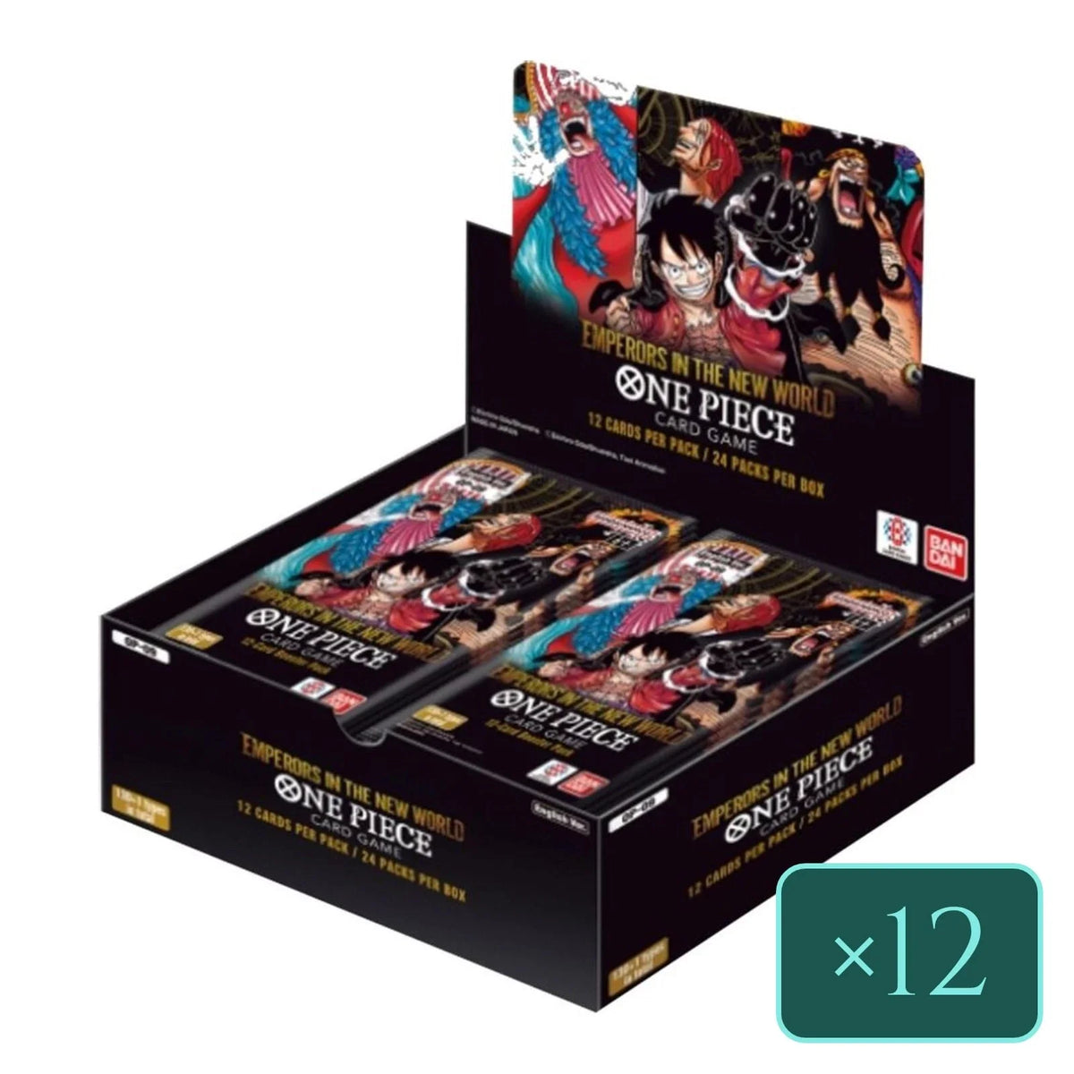 Emperors in the New World Booster Box Case One Piece OP-09 New Sealed English