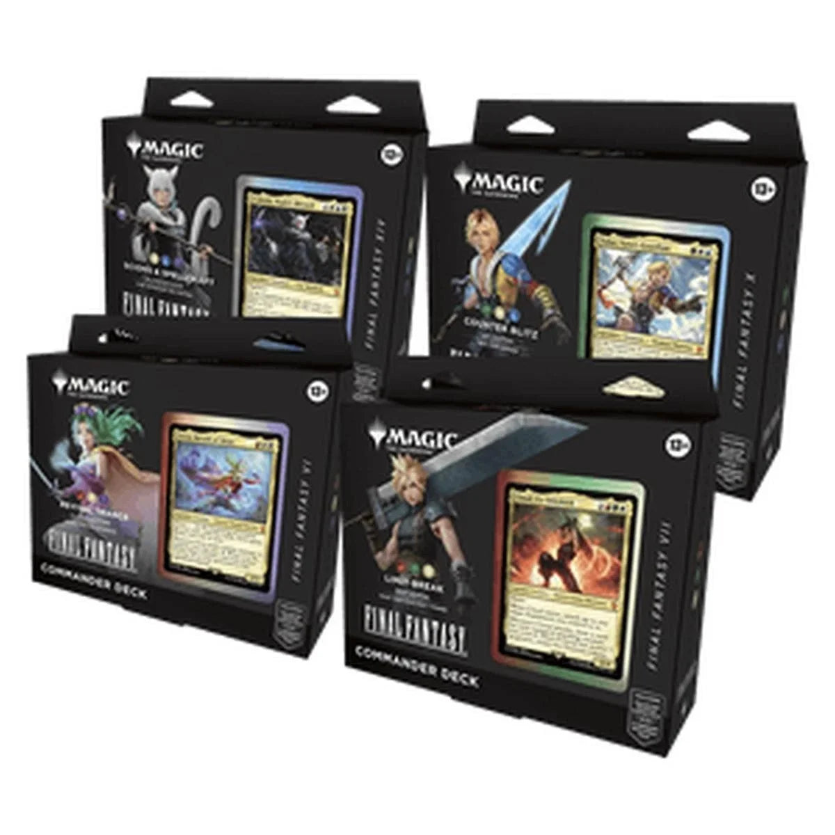 Final Fantasy: Set of 4 Commander Deck Magic MTG ITA Italian