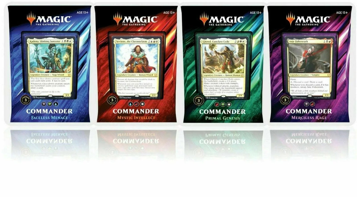 Magic the Gathering 2019 Commander deck Complete Set of 4 decks MTG