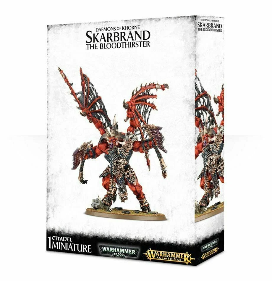 Daemons of Khorne Skarbrand the Bloodthirster - Warhammer 40k / AoS - New! 97-28