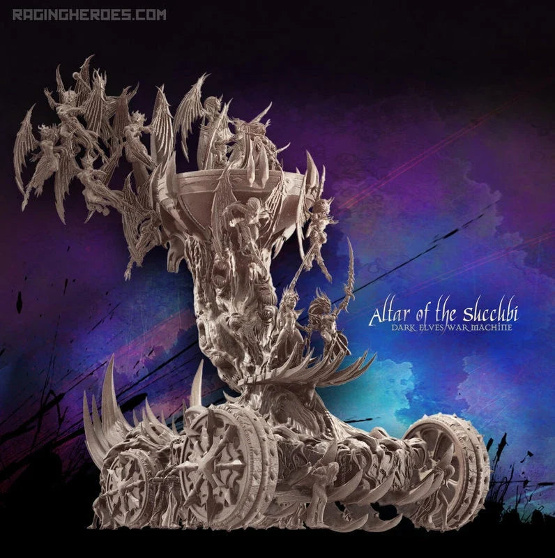 Raging Heroes Dark Elves Altar of the Succubi Throne of Blood 28mm
