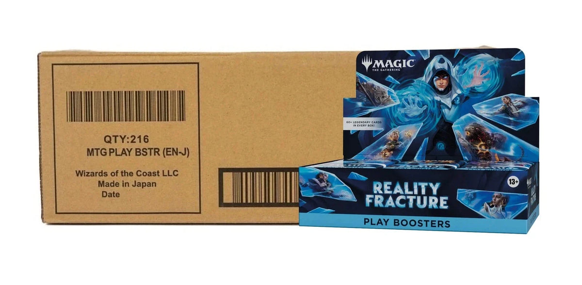 SEALED CASE! 6x Play Booster Box Reality Fracture FRA MTG