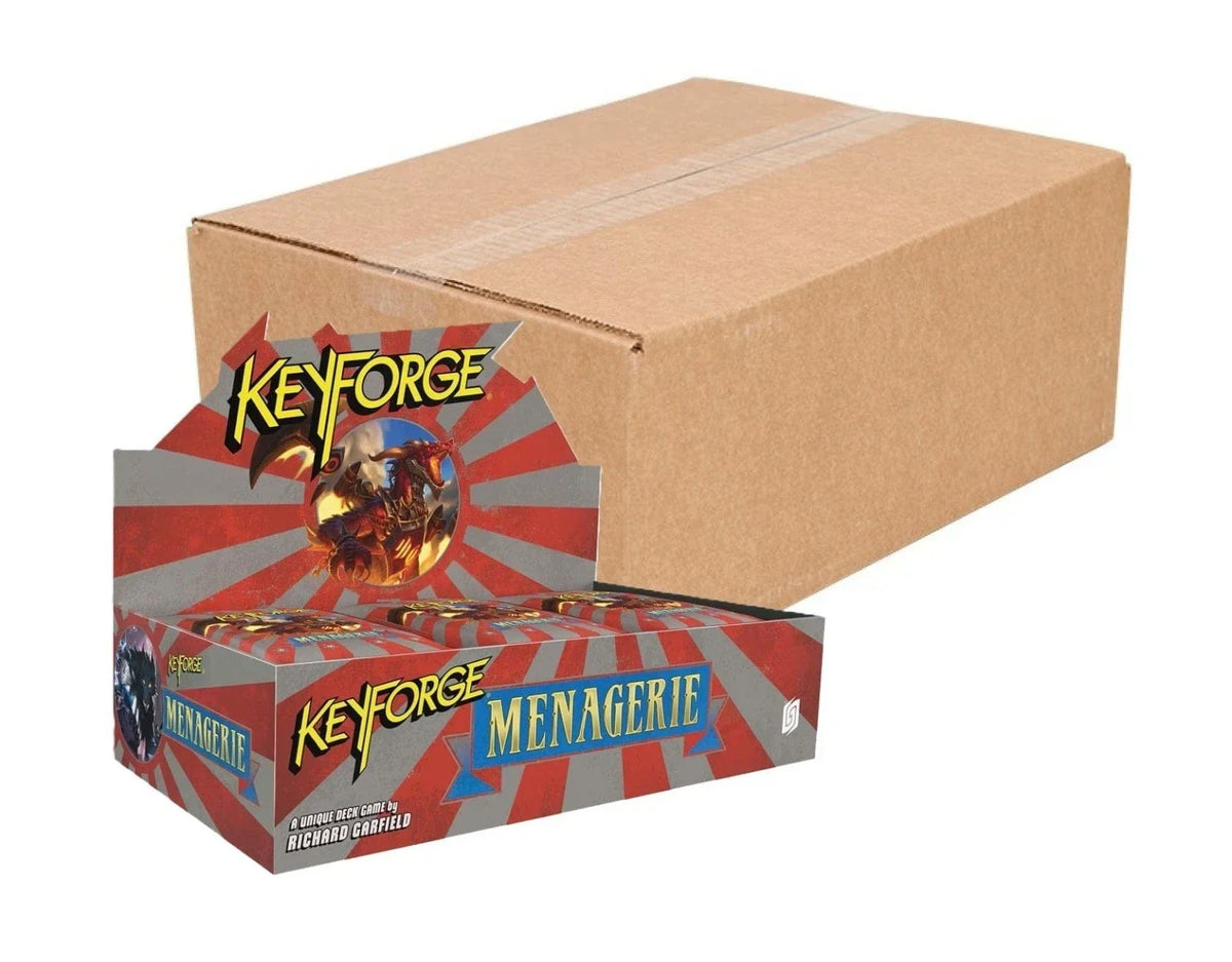 SEALED CASE! 6x Keyforge: Menagerie Deck Display Box