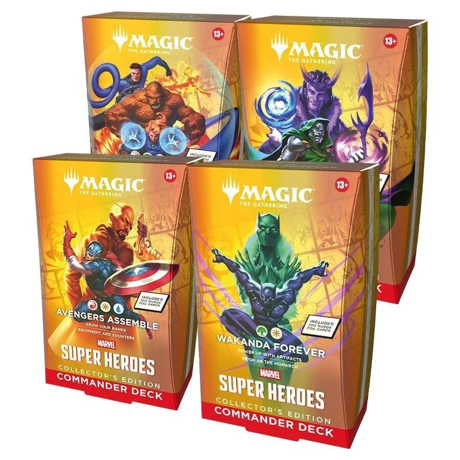 Sealed Marvel Super Heroes Collector Commander Deck Case Magic MTG