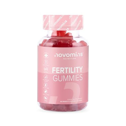 Novomins Fertility Gummies - Fertility Supplements for Women Trying to Conceive–25 Essential Vitamins
