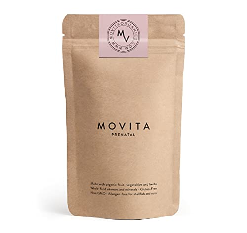 Movita Prenatal Multivitamin - During Pregnancy & Breastfeeding, (Refill Pouch)