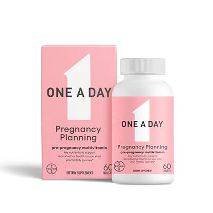 One A Day Pregnancy Planning Prenatal Multivitamin for Women, Pre Pregnancy Vitamins