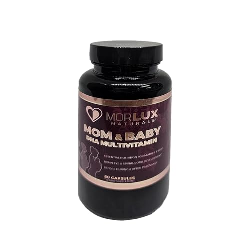 Morlux Naturals Prenatal Multivitamin, Prenatal Vitamin & Minerals Supplement for Before,