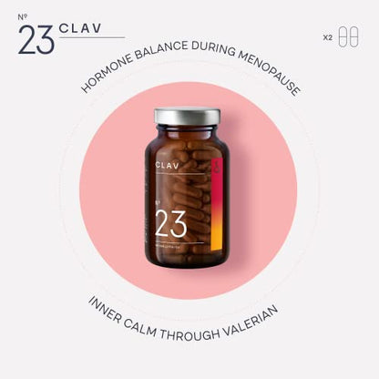 CLAV Meno Balance - Menopause Support - with Wild yam Root, Red Clover, Siberian Rhubarb