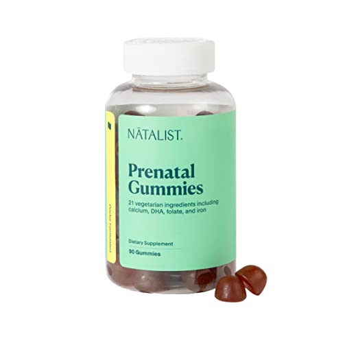 NATALIST Prenatal Gummies for Her Daily Preconception & Pregnancy Formula Women's Multivitamins