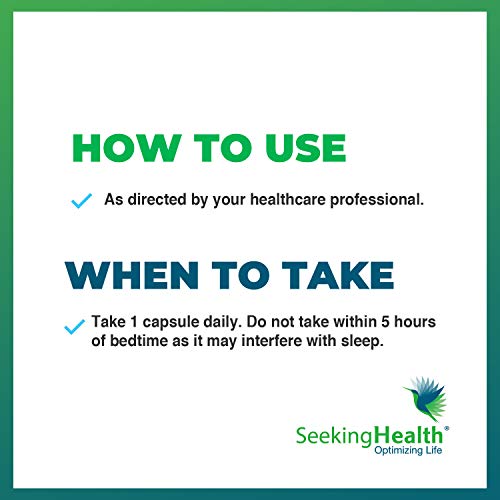 Seeking Health L-5-MTHF, Supports Healthy Methylation, Easily Absorbed Methyl Folate Supplement