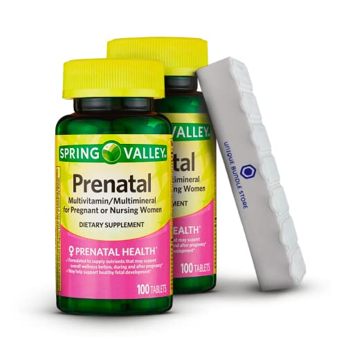 Spring Valley, Prenatal Multivitamin, Multimineral Tablets Dietary Supplement, Prenatals