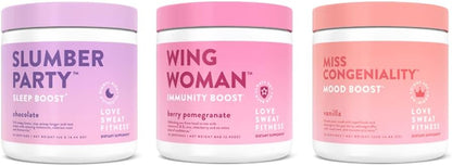 Love Sweat Fitness Mood, Sleep, Immunity Boosting Wellness Blends Bundle
