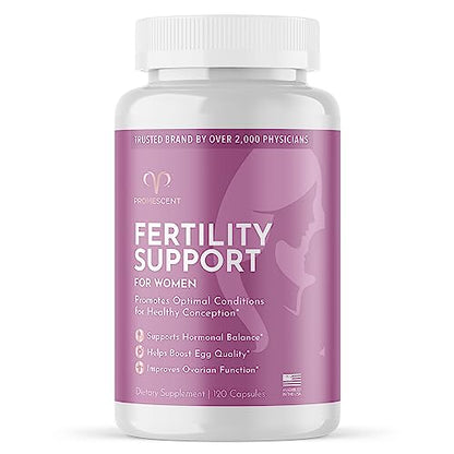 Fertility Supplement for Women with Prenatal Vitamins – Folic Acid, Iron, Vitamin C, D, B6, B12, Zinc