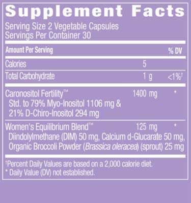TrueYou Helping Hand-with Caronositol Fertility - Myo & Chiro Inositol for Fertility Support