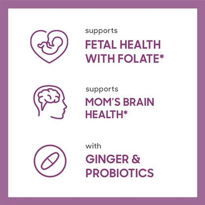 Rainbow Light Prenatal One High Potency Daily Multivitamin with Folate, Ginger and Probiotics