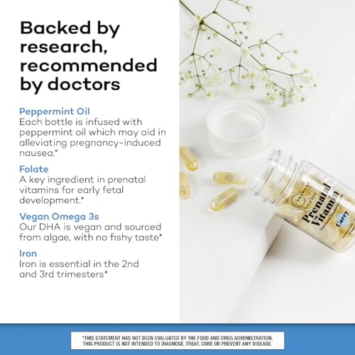 Premama Prenatal Vitamins for Women, Once-Daily Multivitamin Supplement, Includes Folate