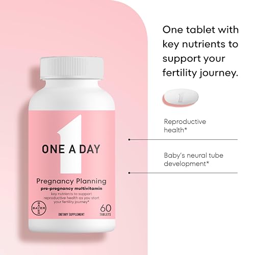 One A Day Pregnancy Planning Prenatal Multivitamin for Women, Pre Pregnancy Vitamins