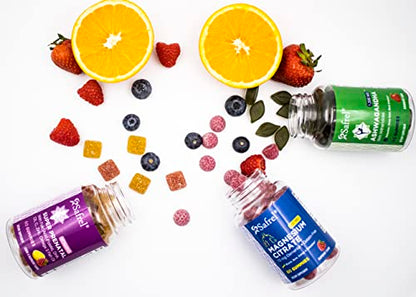 Safrel PreNatal and Post Pregnancy Gummy Vitamins, Lemon & Raspberry Lemonade Flavored