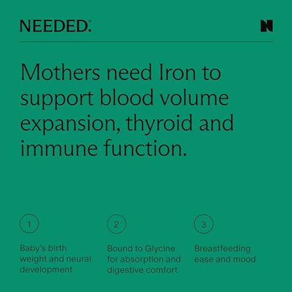 Needed. Iron for Prenatal, Pregnancy, Breastfeeding, Postpartum | Thyroid Function