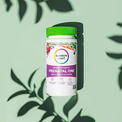 Rainbow Light High-Potency Prenatal One Multivitamin, Prenatal Health Multivitamin