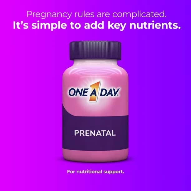 ikj Women's Prenatal Multivitamin with Folic Acid, DHA and Iron, 30 Ct