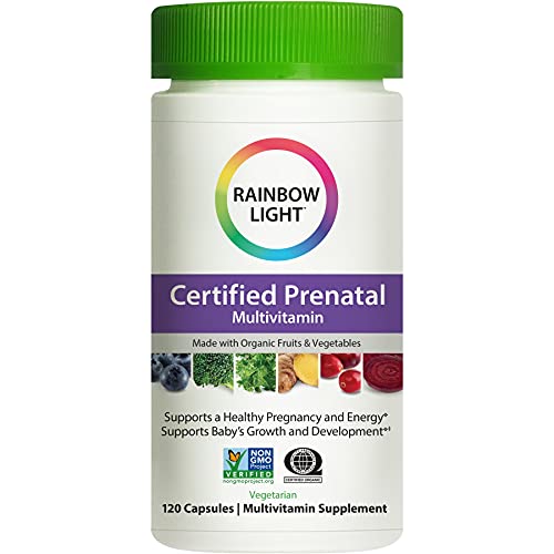Rainbow Light Prenatal Multivitamin, Immune Support, 120 Capsules (Package May Vary)