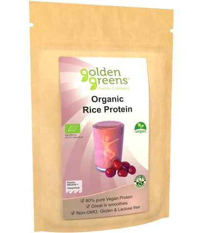 Golden Greens Organic Rice Protein Powder 250 g