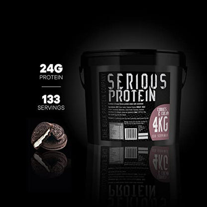 The Bulk Protein Company – SERIOUS PROTEIN – Protein Powder – 4kg – Low Carb