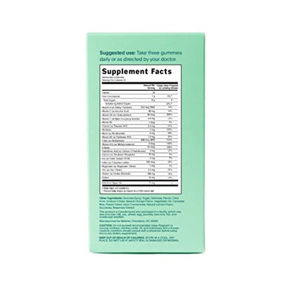 NATALIST Prenatal Gummies for Her Daily Preconception & Pregnancy Formula Women's Multivitamins