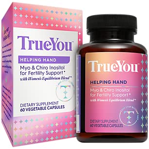 TrueYou Helping Hand-with Caronositol Fertility - Myo & Chiro Inositol for Fertility Support 