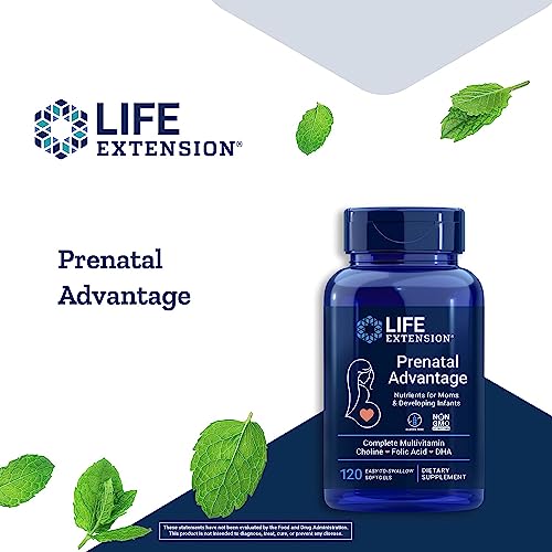 Life Extension Prenatal Advantage Supplement – Comprehensive Prenatal Vitamin for Pregnant Women